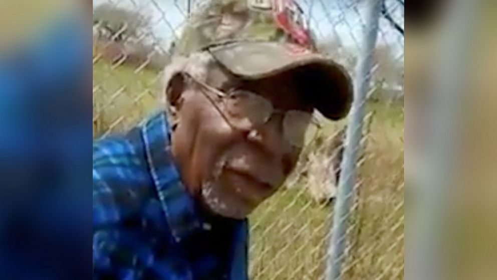 This Sunday, April 16, 2017 frame from a video posted on Facebook shows Robert Godwin Sr. in Cleveland moments before he was fatally shot.