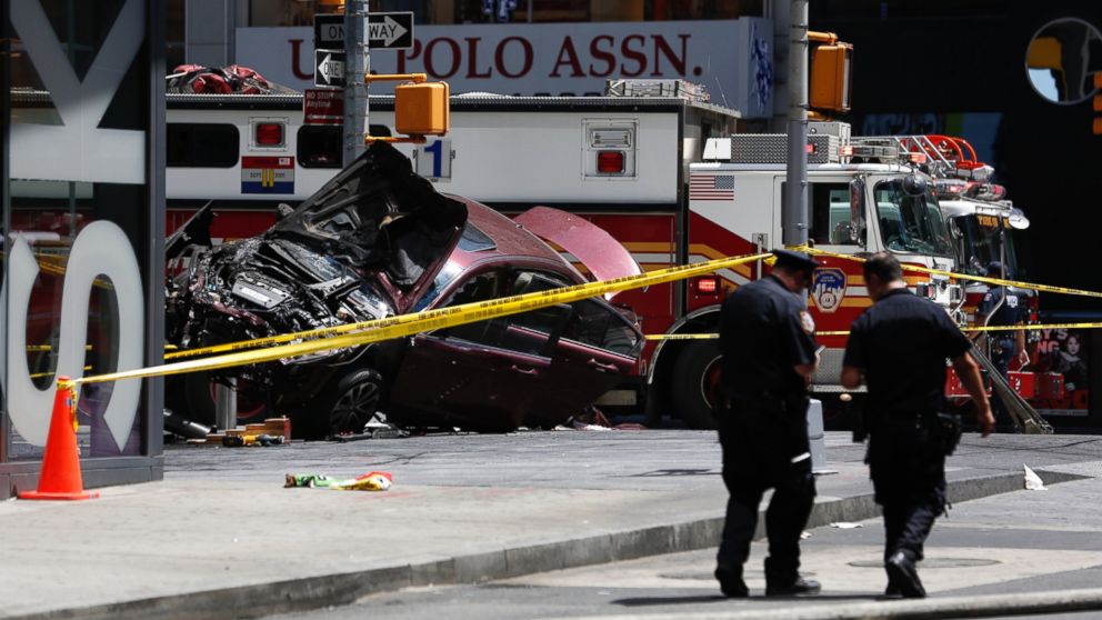 Woman Killed, 22 Injured After Car Plows Into Pedestrians In Times 