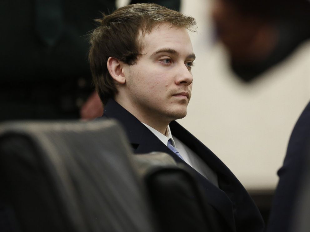 PHOTO: Pedro Bravo sits in a courtroom in the Alachua County Criminal Justice Center in Gainesville, Fla. for his murder trial, Aug. 5, 2014.