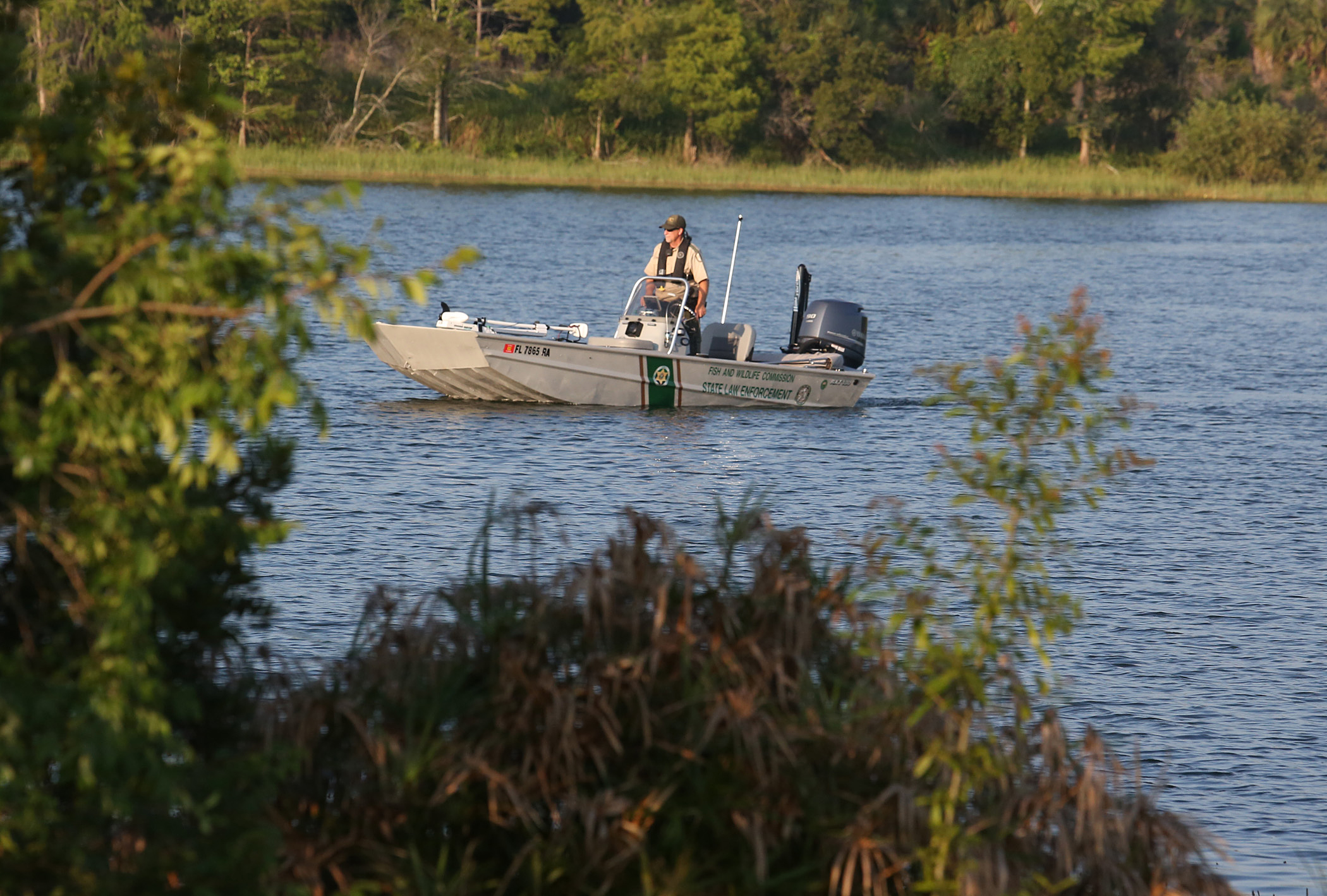 PHOTO: Florida Fish and Wildlife search for a 2-year-old boy early June 15, 2016, after the boy was dragged into the water Tuesday night by an alligator near Disney's upscale Grand Floridian Resort & Spa in Lake Buena Vista, Fla.