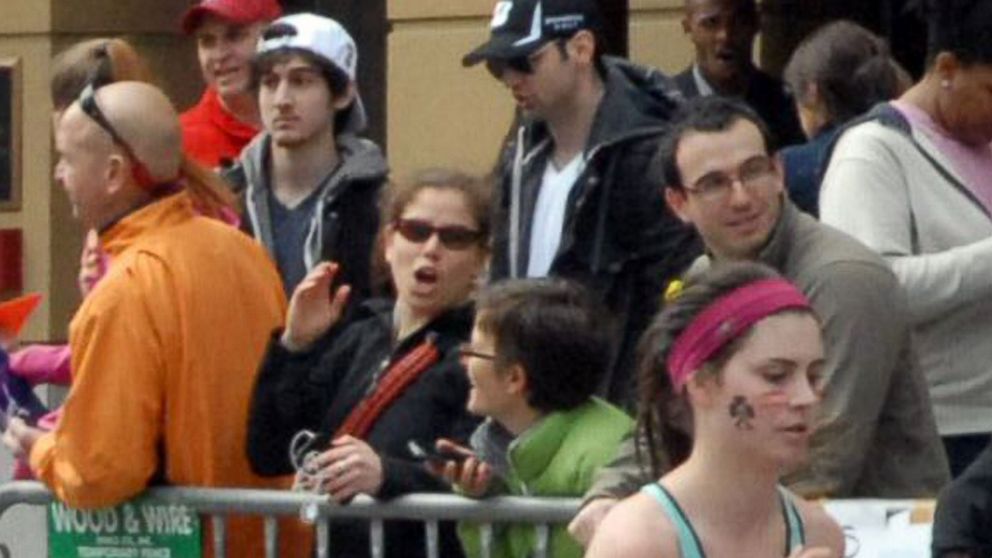 PHOTO: Tamerlan Tsarnaev, who was dubbed Suspect No. 1 and second from left, Dzhokhar A. Tsarnaev, who was dubbed Suspect No. 2 in the Boston Marathon bombings by law enforcement.  This image was taken approximately 10-20 minutes before the blast.