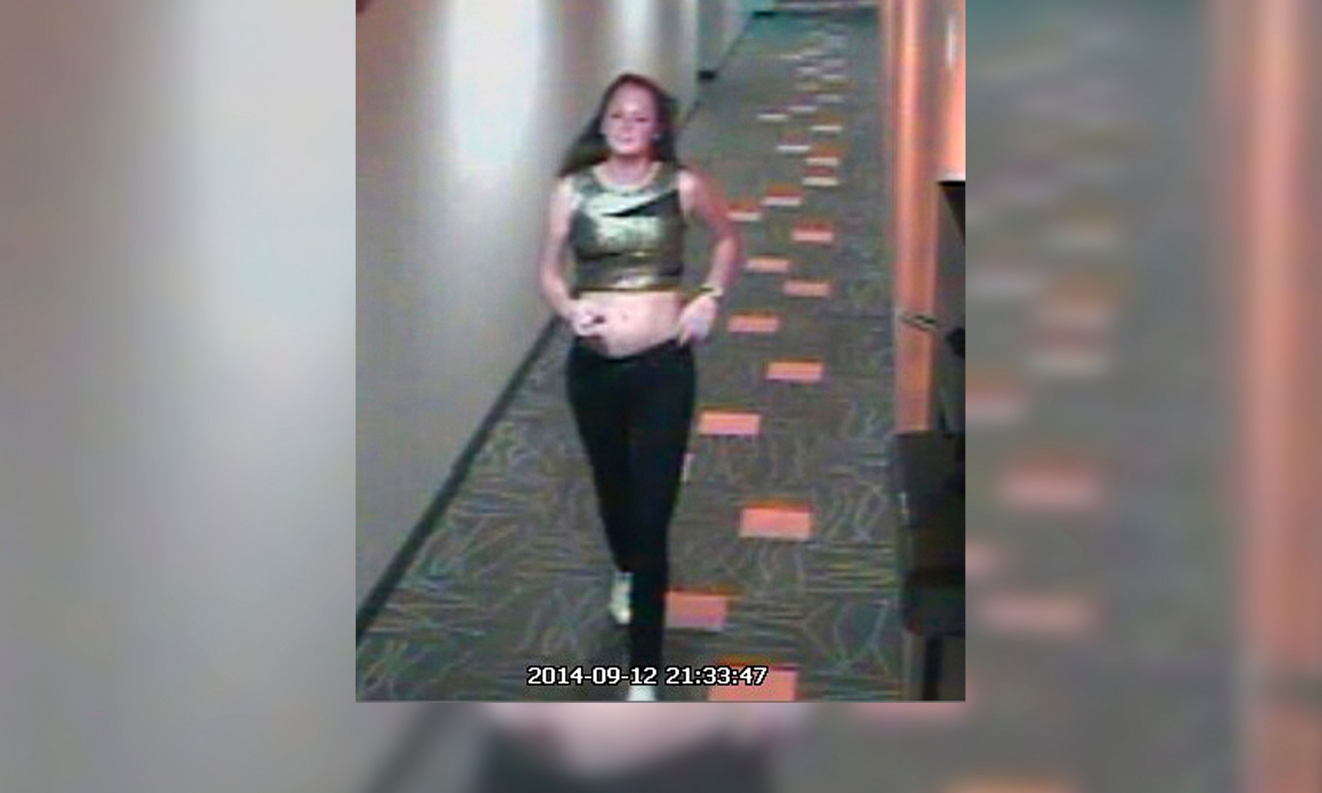 PHOTO: Missing 18-year-old University of Virginia student, Hannah Graham, is seen in a surveillance photo made on the evening of Friday, Sept. 12, 2014 in Charlottesville, Va.