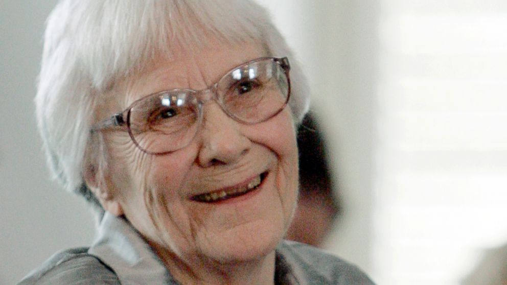 arper Lee smiles during a ceremony honoring the four new members of the Alabama Academy of Honor at the Capitol in Montgomery, Ala., Aug. 20, 2007.