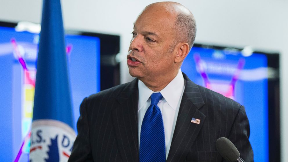 Homeland Security Secretary Jeh Johnson discusses the updates to the National Terrorism Advisory System, Dec. 16, 2015, in Washington, D.C.