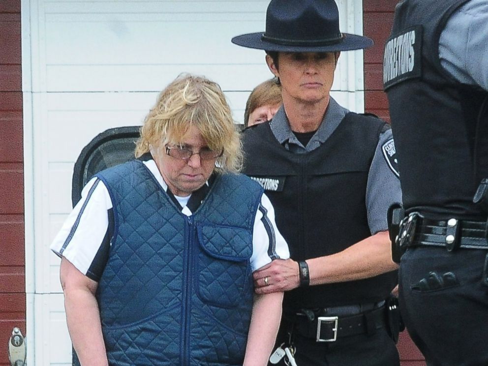 PHOTO: Joyce Mitchell leaves Plattsburgh City Court after her hearing, June 15, 2015, in Plattsburgh, N.Y.