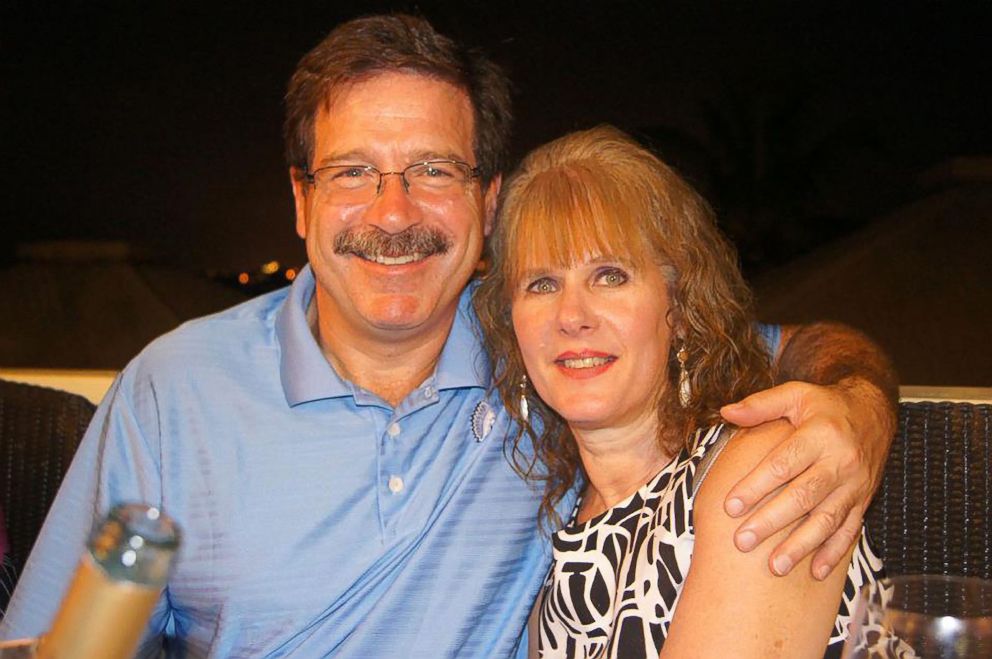 PHOTO: In this undated photo provided by Mark Sherlach, Mark Sherlach and his wife, school psychologist Mary Sherlach, pose for a photo.