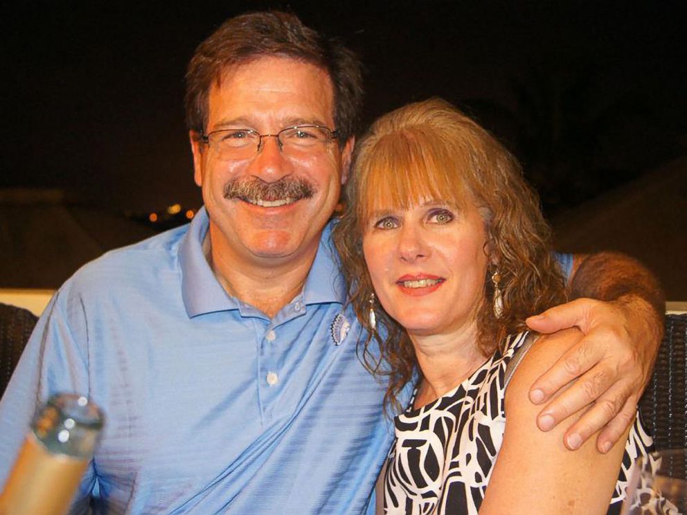 PHOTO: Bill Sherlach and his wife, school psychologist Mary Sherlach, pose for a photo; Mary was killed on Dec. 14, 2012, when a gunman opened fire at Sandy Hook Elementary School, in Newtown, Conn., killing 26 children and adults at the school.