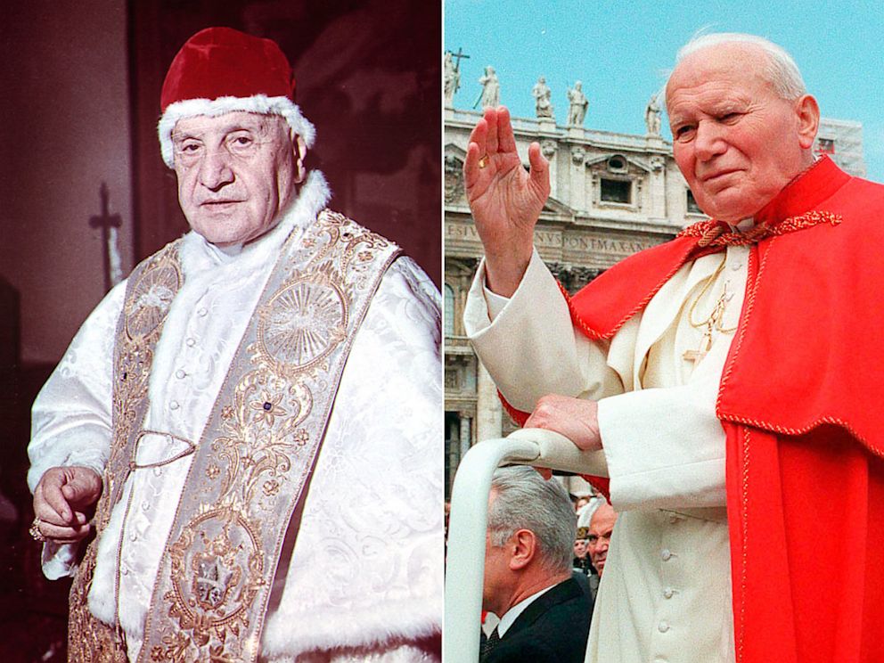 Let at ske Omgivelser fire gange Vatican Clears Former Popes John Paul II, John XXIII for Sainthood - ABC  News