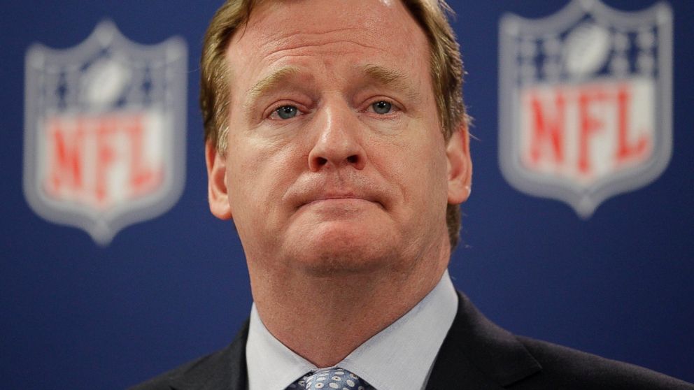 NFL Commissioner Roger Goodell Criticized on Airplane Banners, TV  Broadcasts - ABC News