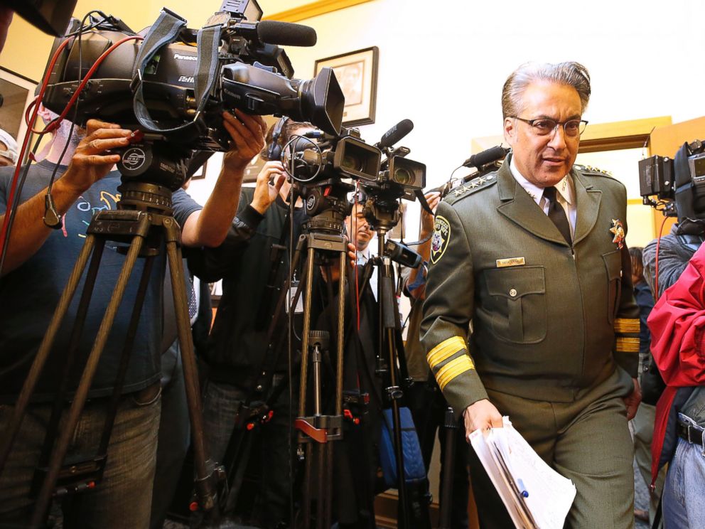 PHOTO: San Francisco Sheriff Ross Mirkarimi arrives to speak at news conference, July 10, 2015, in San Francisco. 