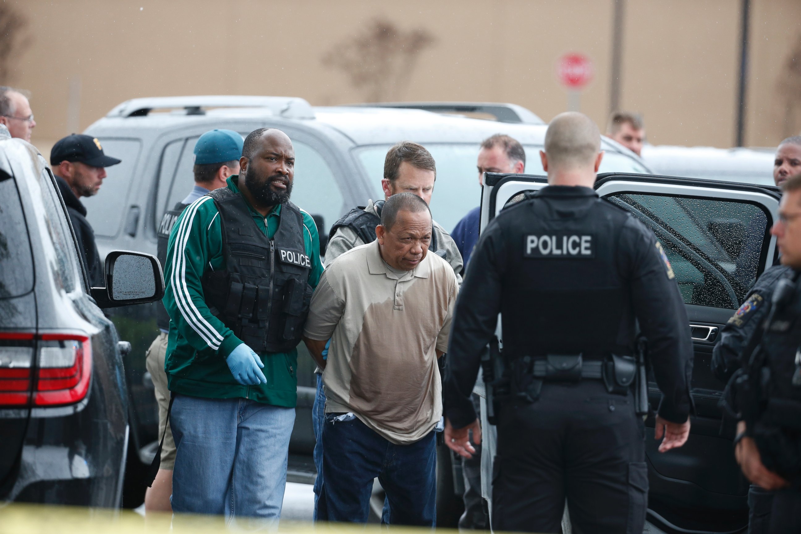 PHOTO: Police take Eulalio Tordil, 62, into custody in Bethesda, Md., May 6, 2016.