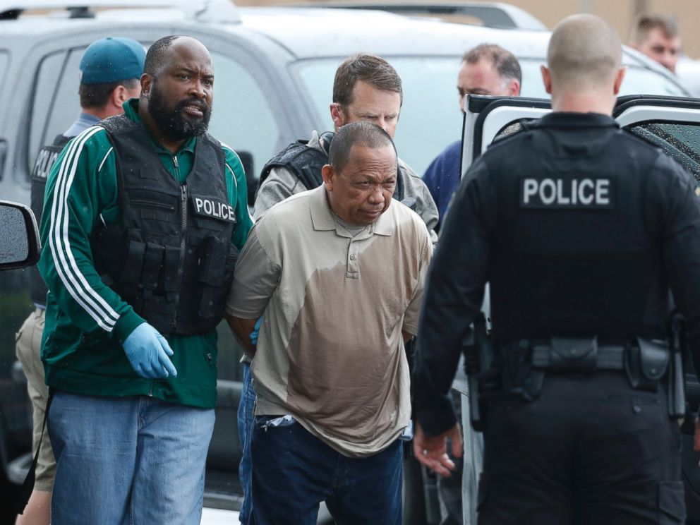PHOTO: Police take Eulalio Tordil, 62, into custody in Bethesda, Md., May 6, 2016.