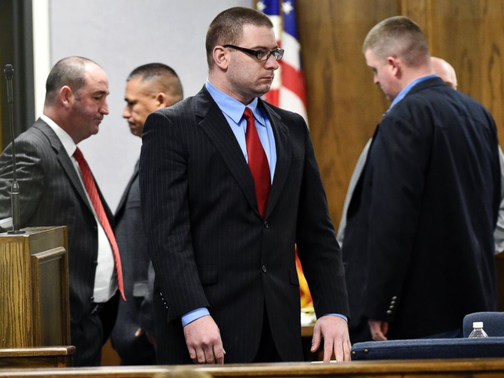 PHOTO: Former Marine Cpl. Eddie Ray Routh stands during his capital murder trial in Stephenville, Texas on Feb. 24, 2015.