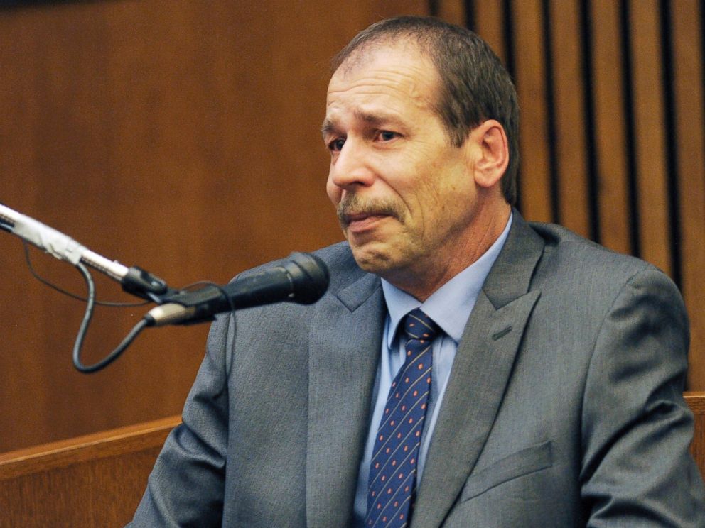 PHOTO: Theodore Wafer testifies in his own defense during the seventh day of testimony for the Nov. 2, 2013, killing of Renisha McBride, Aug. 4, 2014, in Detroit.