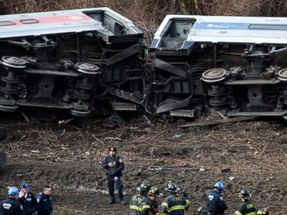 First Images of Deadly NYC Train Derailment
