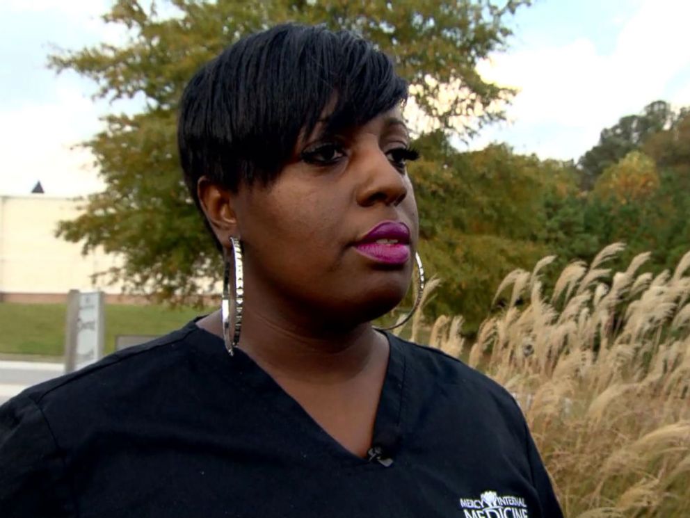 PHOTO: Georgia resident April Carr said that the teacher who allegedly threatened her son at the Rockdale Career Academy in Conyers should no longer be in the classroom.