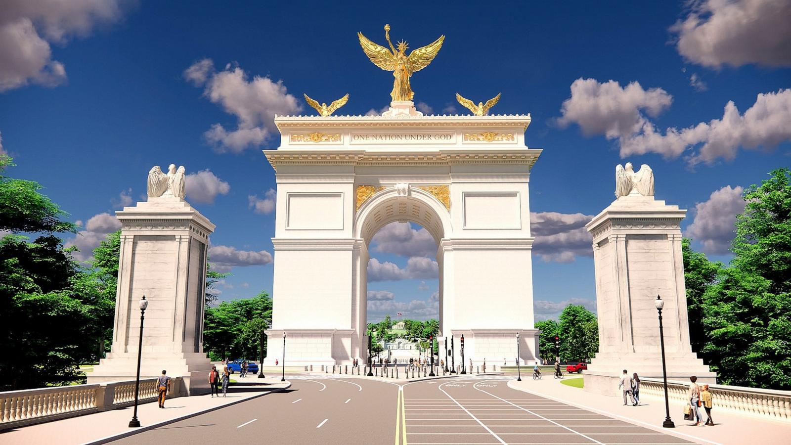 Triumphal Arch final plans submitted to National Capital Planning Commission