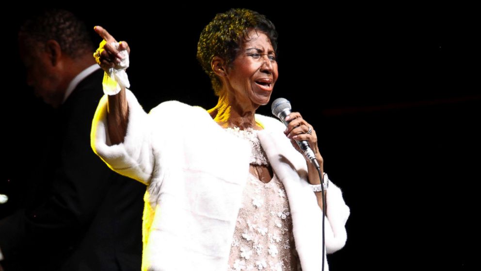 In this Nov. 7, 2017 file photo, Aretha Franklin attends the Elton John AIDS Foundation's 25th Anniversary Gala in New York.