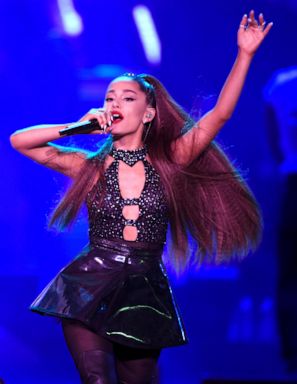 PHOTO: Ariana Grande performs at Banc of California Stadium in Los Angeles, June 2, 2018.