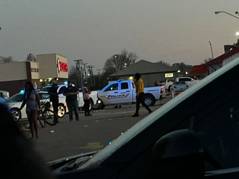 PHOTO: At least 20 people were shot at a car show in Dumas, Ark., on Saturday, March 19, 2022.