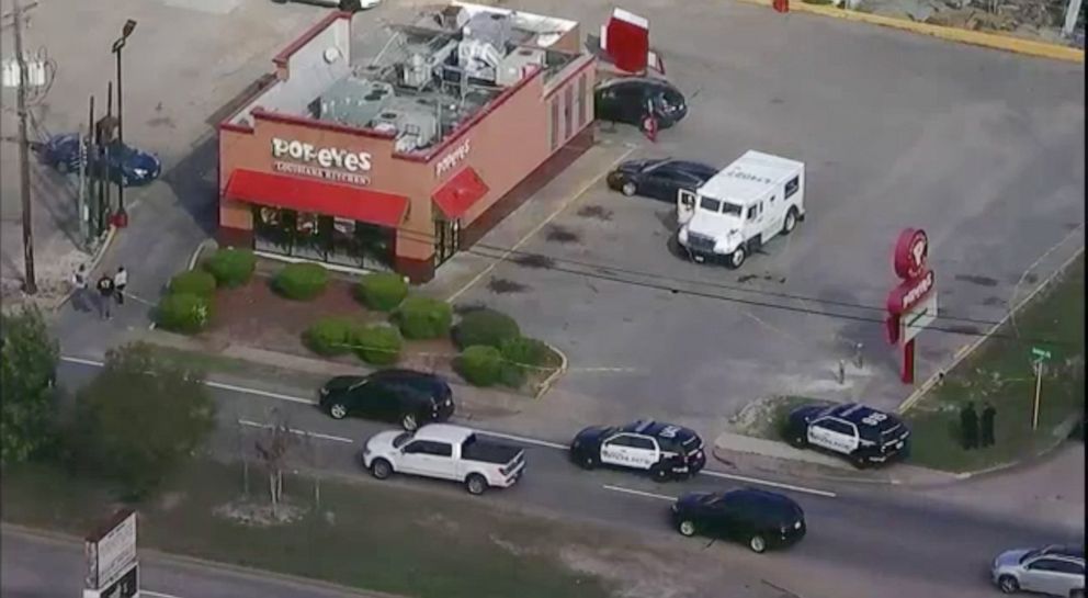 PHOTO: An armored truck driver was shot in killed during a robbery in Houston.