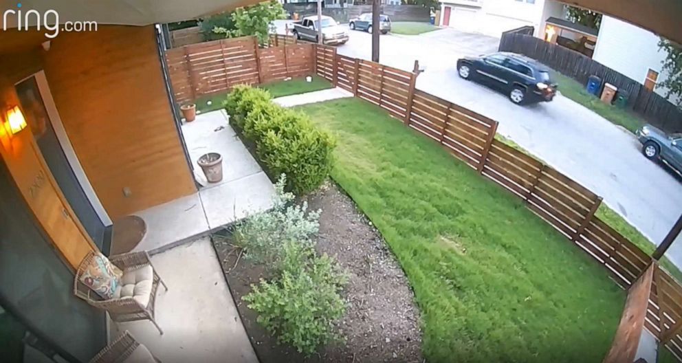 PHOTO: Authorities said this Ring video shows suspect Kaitlin Armstrong's vehicle arriving at the victim's residence on May 11, 2022.