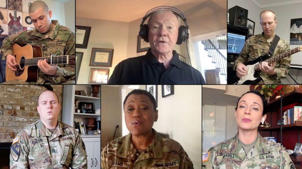 PHOTO: Ret. Gen. Martin Dempsey, former Chairman of the Joint Chiefs of Staff, along with the U.S. Army Band Downrange wrote and recorded the song "America 2020" to inspire Americans during the coronavirus pandemic.