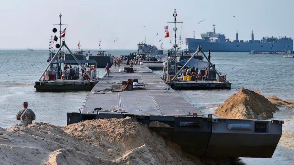 Biden kündigt eine „Notfallmission“ des US-Militärs zum Bau eines Piers vor der Küste von Gaza an, um Hilfsgüter zu liefern