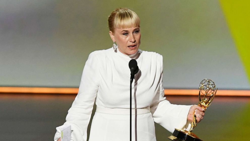 VIDEO: Emmy winner Patricia Arquette uses her platform to advocate for trans rights 