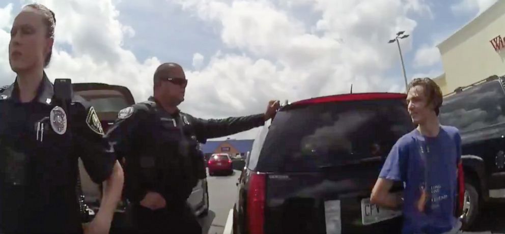 PHOTO: Body cam footage shows Daytona Beach Shore Police arresting Tristan Wix.