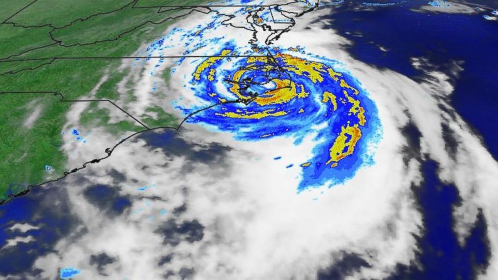 The eye of Hurricane Arthur made landfall at 11:15 p.m. on July 3, 2014 at Cape Lookout, North Carolina.