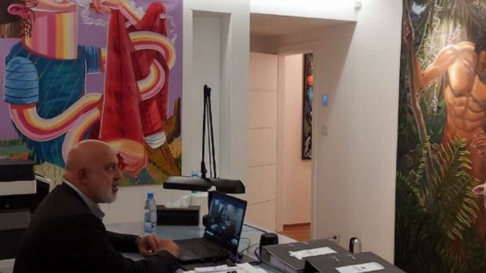 PHOTO: Hezbollah financier Nazem Ahmad was charged with evading sanctions by the Justice Department for allegedly illegally obtaining artwork.