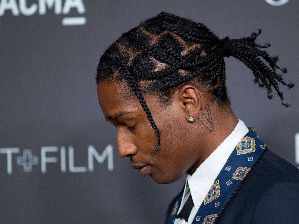 PHOTO: In this file photo taken on Oct. 29, 2016, recording artist ASAP Rocky attends the LACMA Art + Film Gala at the Los Angeles County Museum of Art in Los Angeles. 