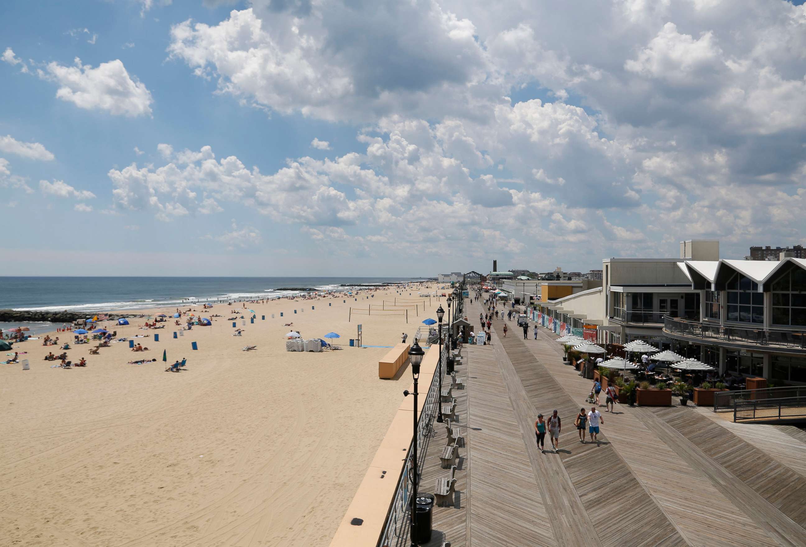 PHOTO: In this June 21, 2017, file photo, the beach and the boardwalk are seen in Asbury Park, N.J.