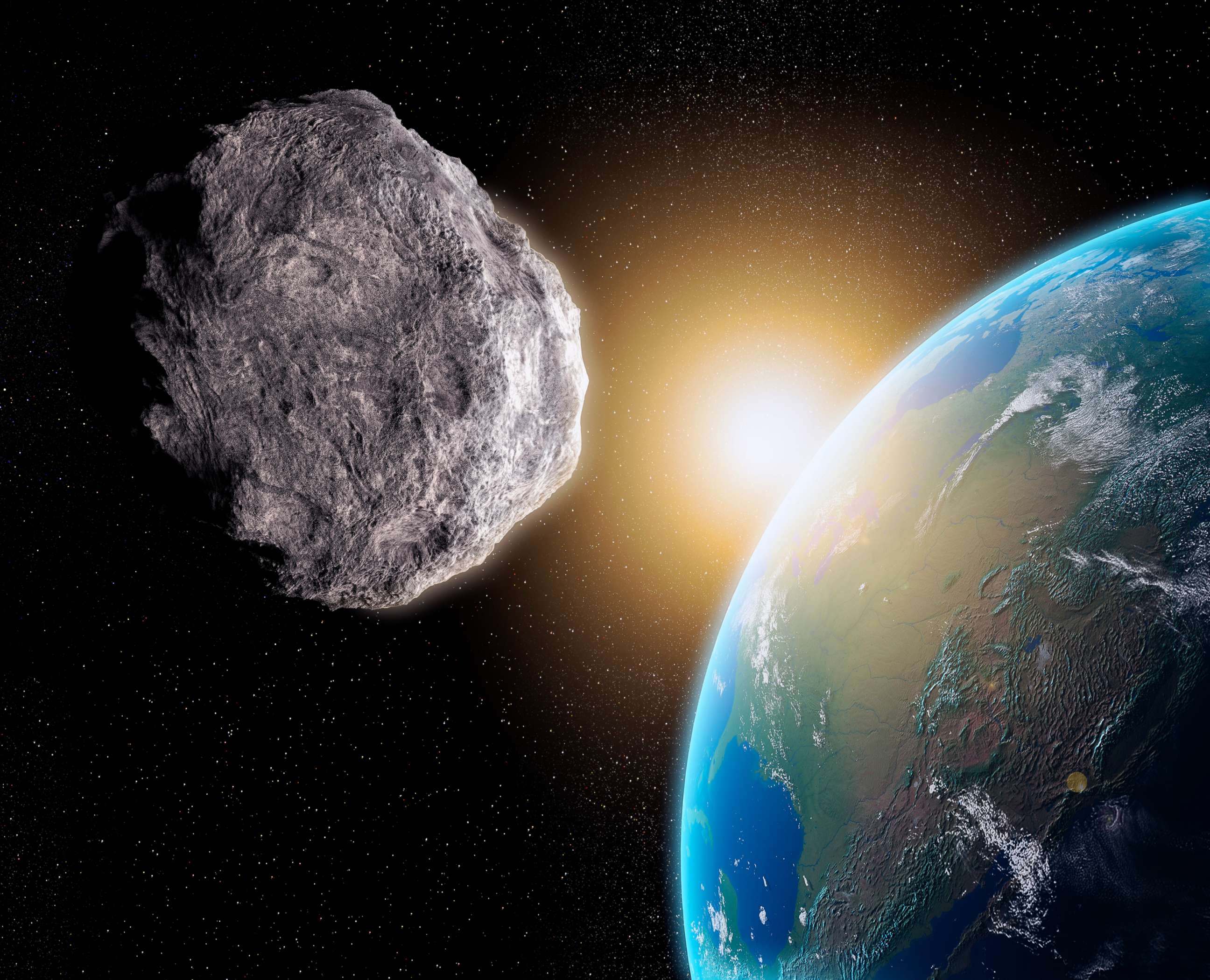 PHOTO: An illustration of a near-Earth asteroid is seen here.