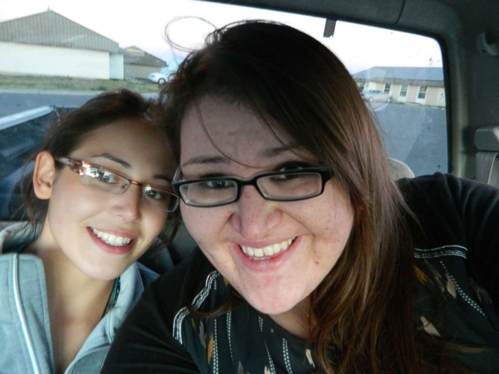 PHOTO: Ashley Loring HeavyRunner is pictured with her sister Kimberly. Ashley went missing from the Blackfeet Reservation in Montana in June 2017.