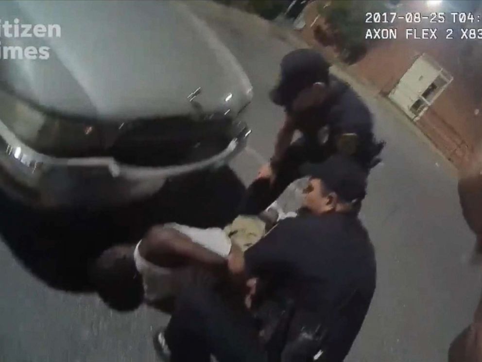 PHOTO: The FBI is launching an investigation into the force police used on Johnnie Rush, after he was stopped for jaywalking in in August 2017 in Ashville, N.C.