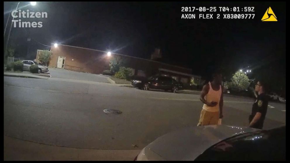 PHOTO: The FBI is launching an investigation into the force police used on Johnnie Rush, after he was stopped for jaywalking in in August 2017 in Ashville, N.C.