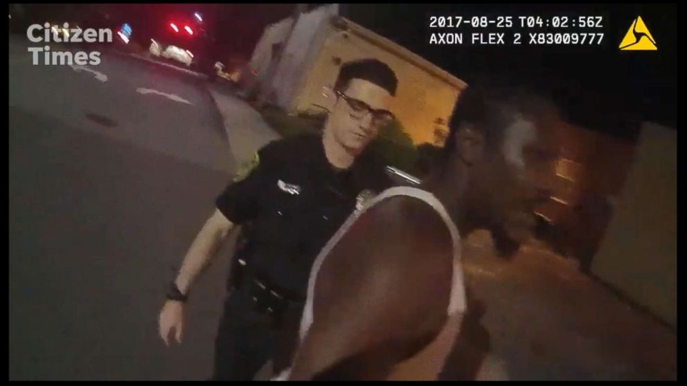 PHOTO: The FBI is launching an investigation into the force police used on Johnnie Rush, after he was stopped for jaywalking in in August 2017 in Ashville, N.C.