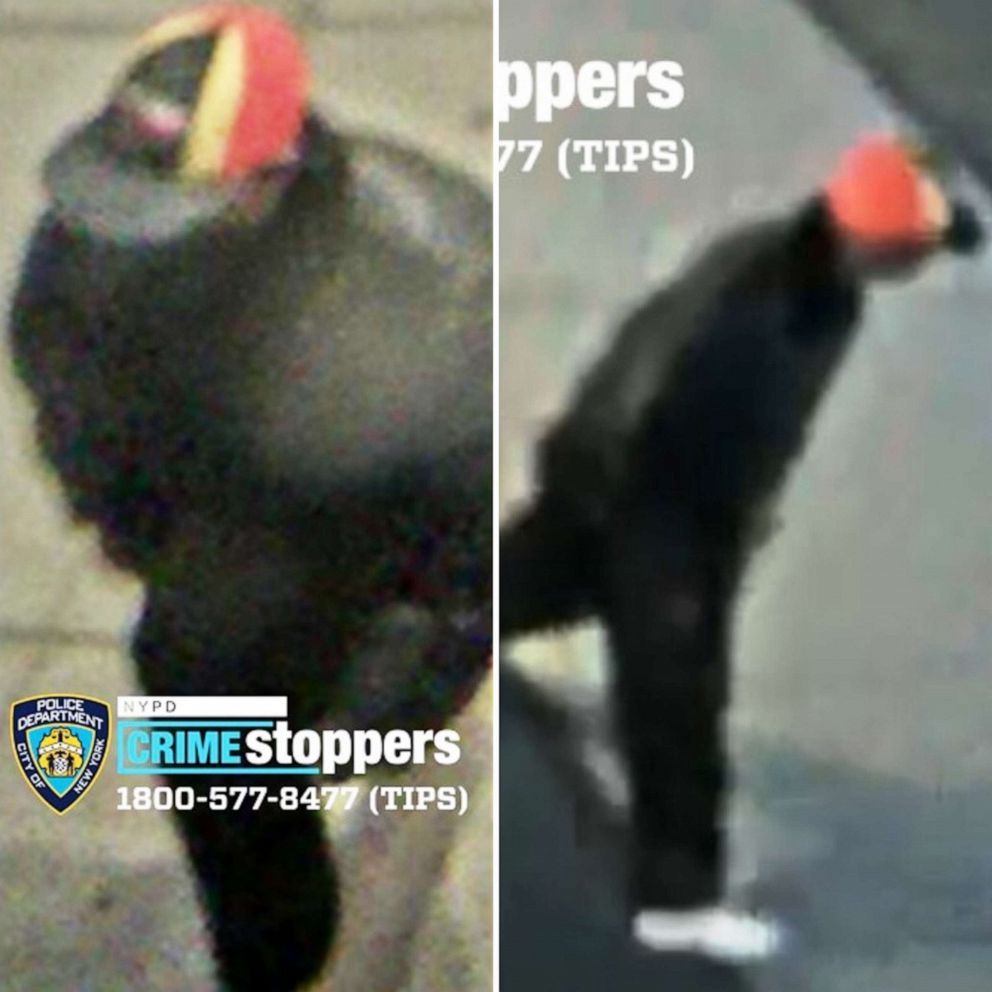 PHOTO: The suspect in an attack that left an asian man in critical condition is captured on surveillance video released by the New York Police Department.