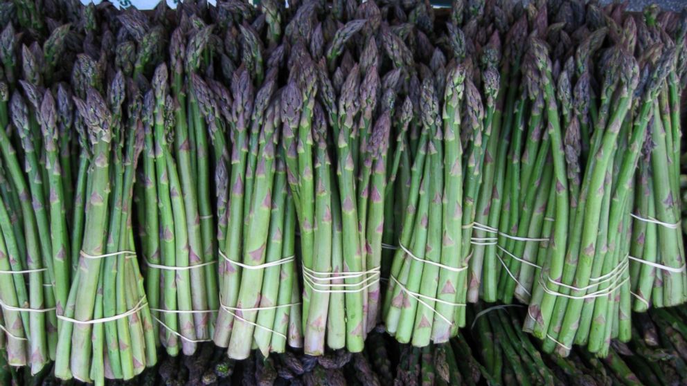 PHOTO: Asparagus, an in season vegetable to look out for at the markets this spring, is photographed here at New York City's Union Square Greenmarket farmer's market. 