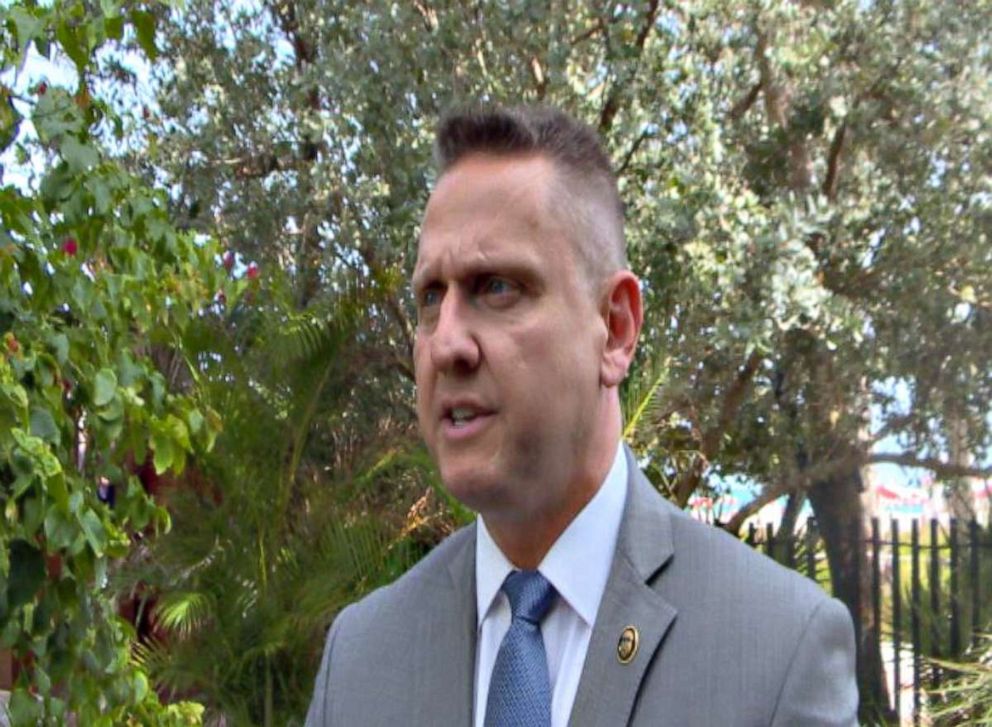 PHOTO: Miami ATF Special Agent in Charge Robert Cekada speaks during an interview with ABC News.
