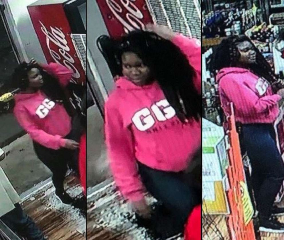 Investigators released several photos of Alexis Crawford, showing her inside a business in Southwest Atlanta prior to her disappearance. 