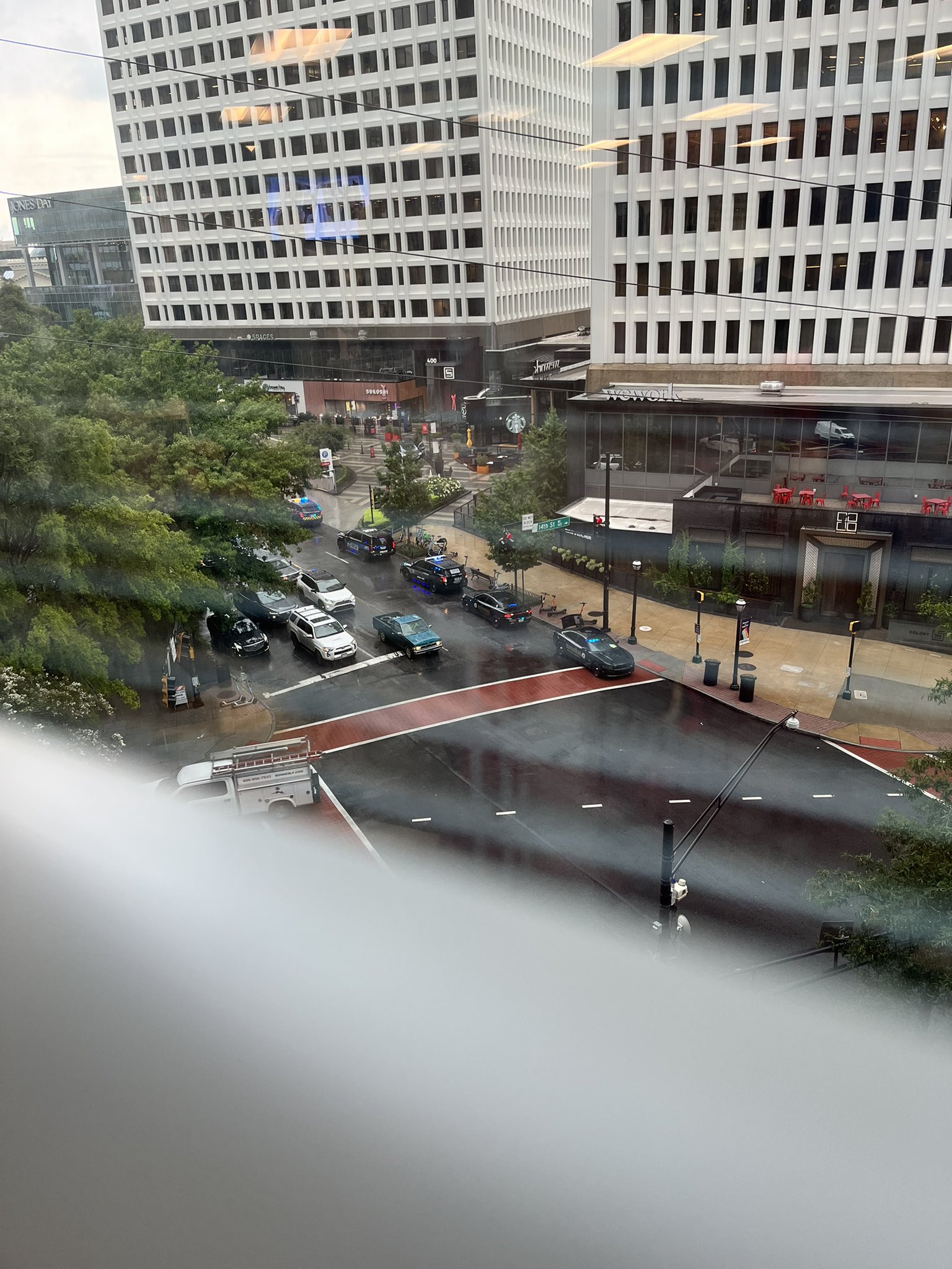 PHOTO: Law enforcement at the scene of a shooting in Atlanta, Aug. 22, 2022.
