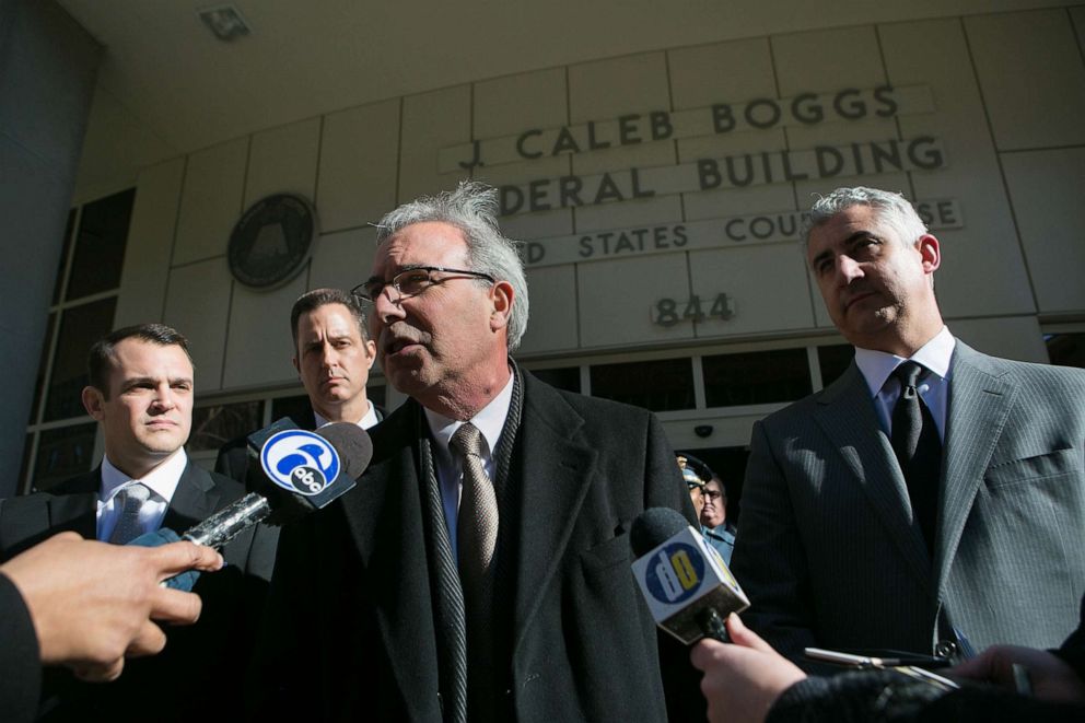PHOTO: FILE - US Attorney David Weiss gives a press conference outside of the Federal Courthouse.
