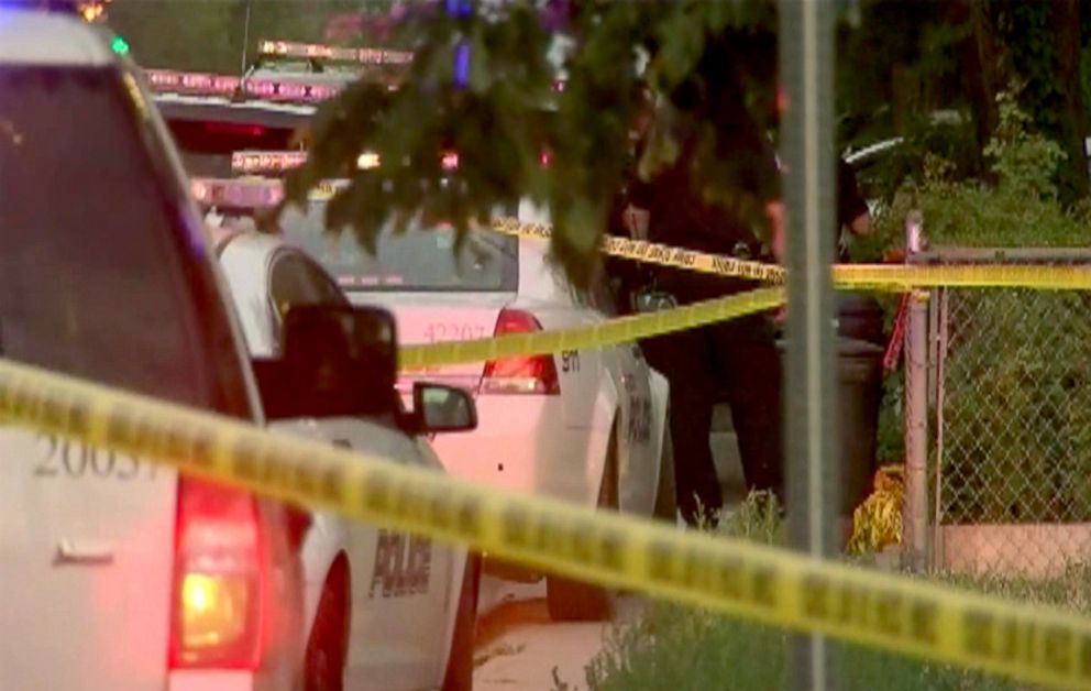   PHOTO: Police Investigate the Scene of a Deadly Shooting in Aurora, Colorado on July 30, 2018. 