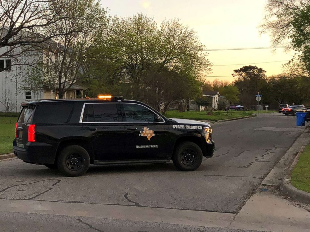 PHOTO: A Texas Department of Public Safety vehicle blocks a street into the neighborhood where the Austin bomb suspect may lived in Pfluggerville, Texas, March 21, 2018.