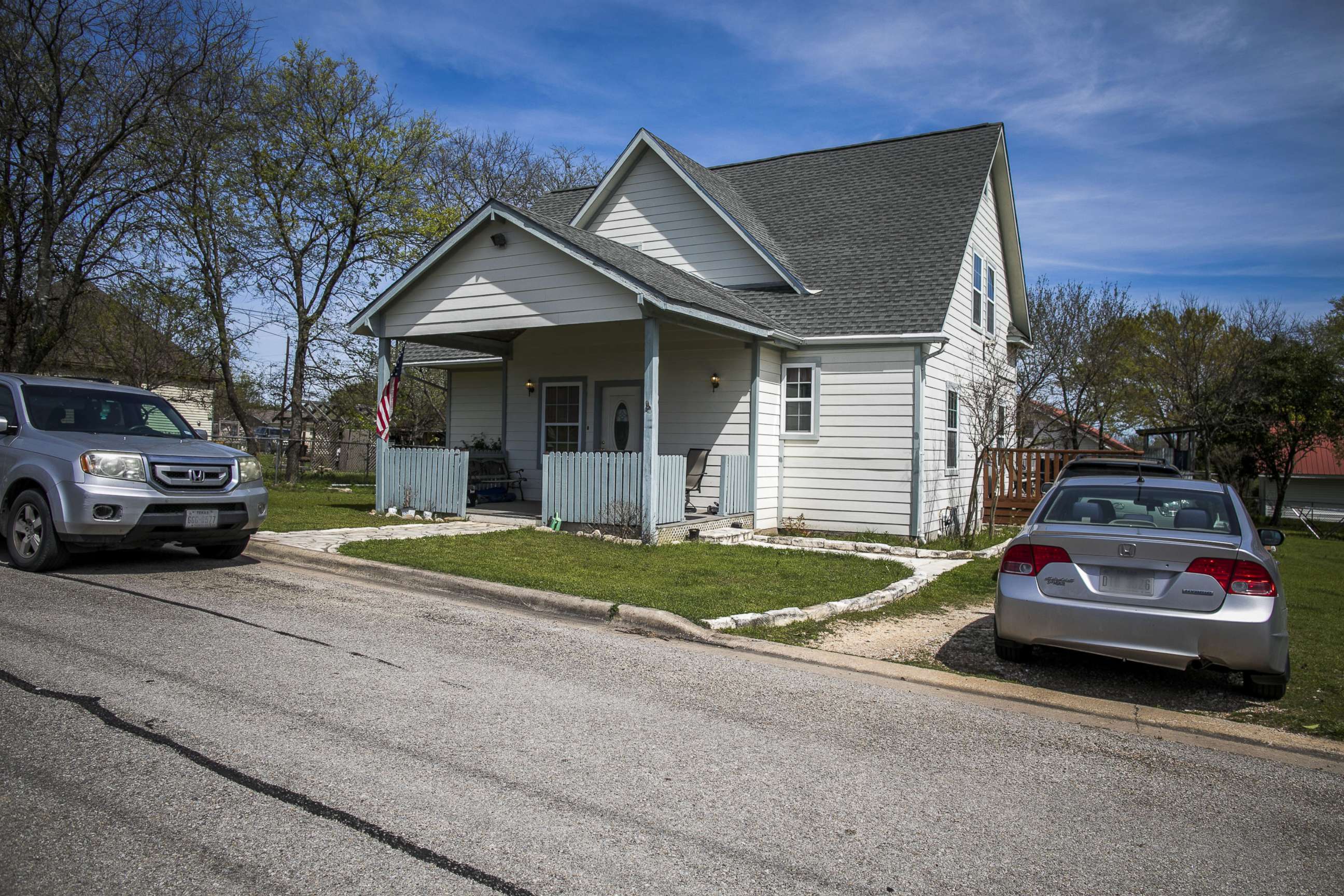 PHOTO: The home of suspected Austin bomber Mark Anthony Conditt parent's house, March 21, 2018 in Pflugerville, Texas.