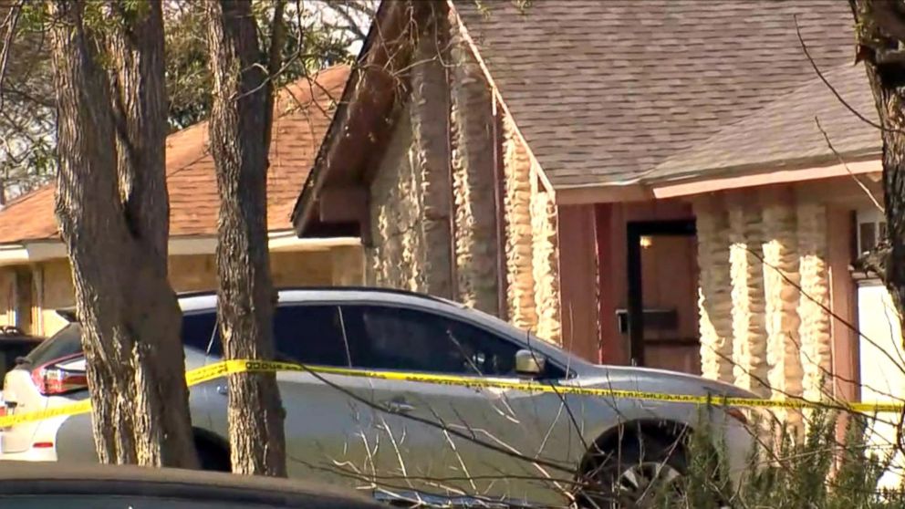 PHOTO: Yellow police tape the scene in East Austin, Texas, after a teenager was killed and a woman was injured in the second Austin package explosion in the past two weeks, March 12, 2018.