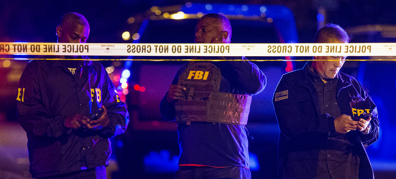 PHOTO: FBI agents work the scene of an explosion in Austin, Texas, Sunday, March 18, 2018.